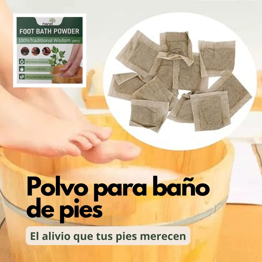 Polvo para baño de pies