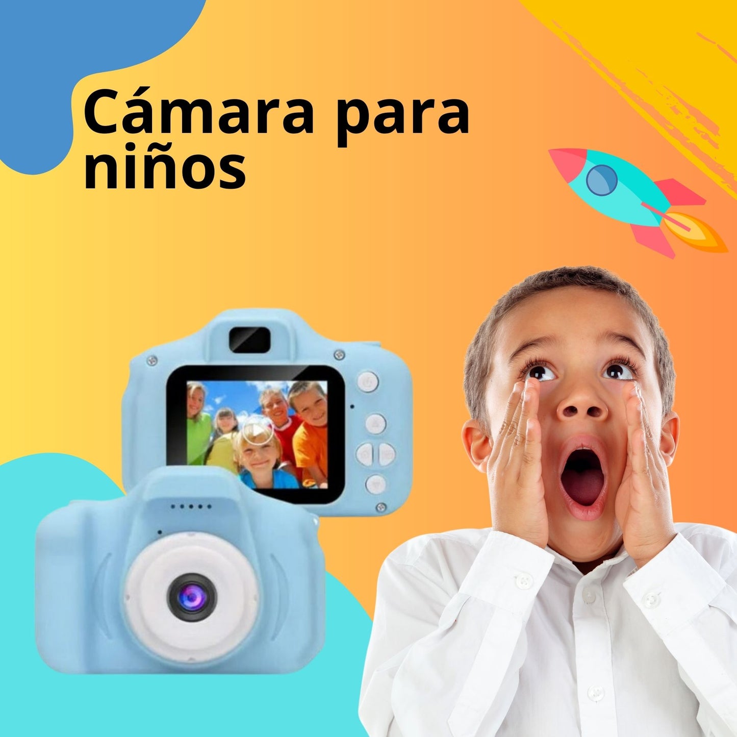 Cámara fotográfica para niños