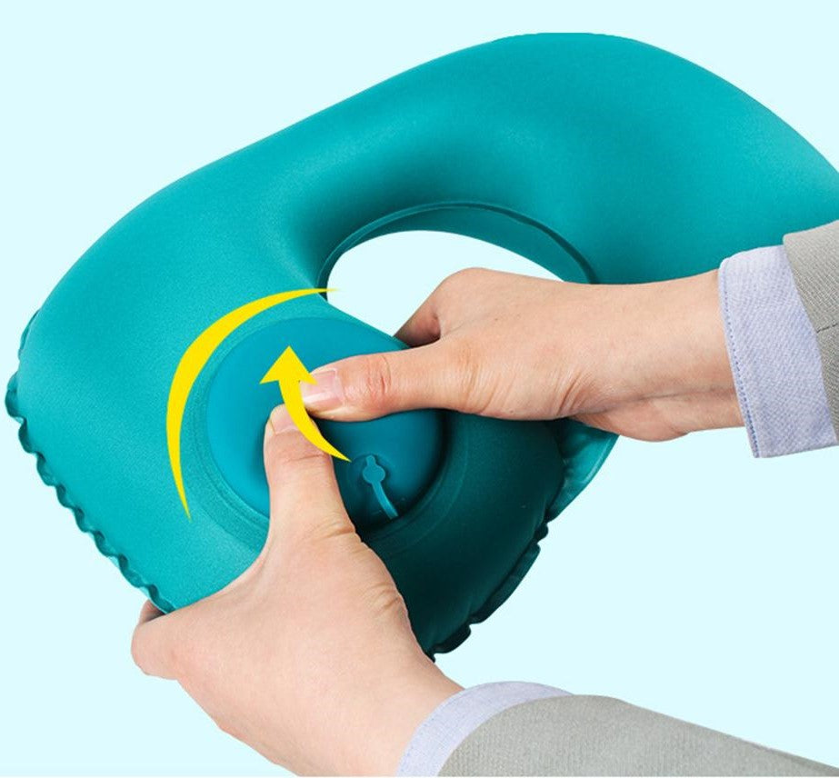 Almohada de Viaje para el Cuello Inflable
