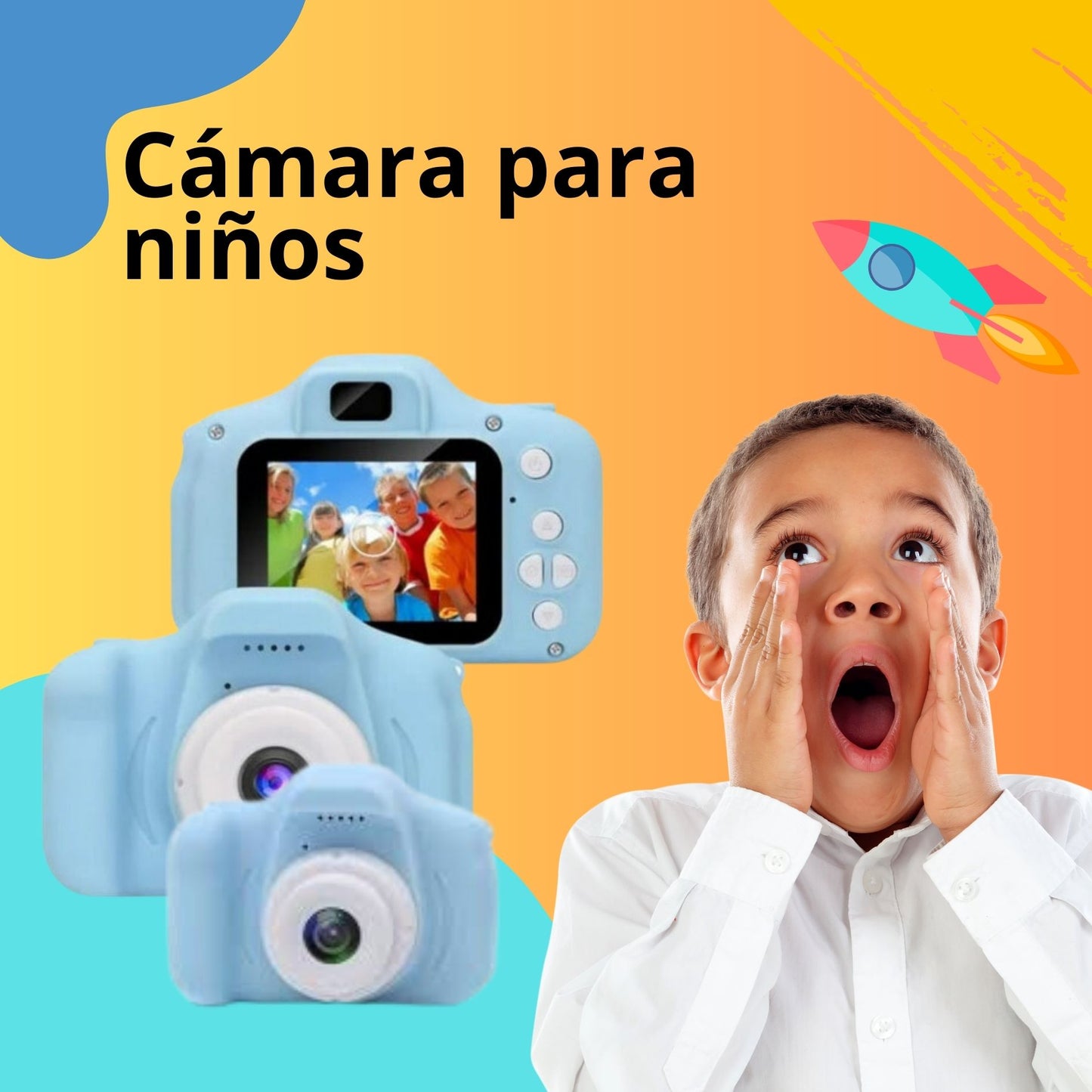 Cámara fotográfica para niños