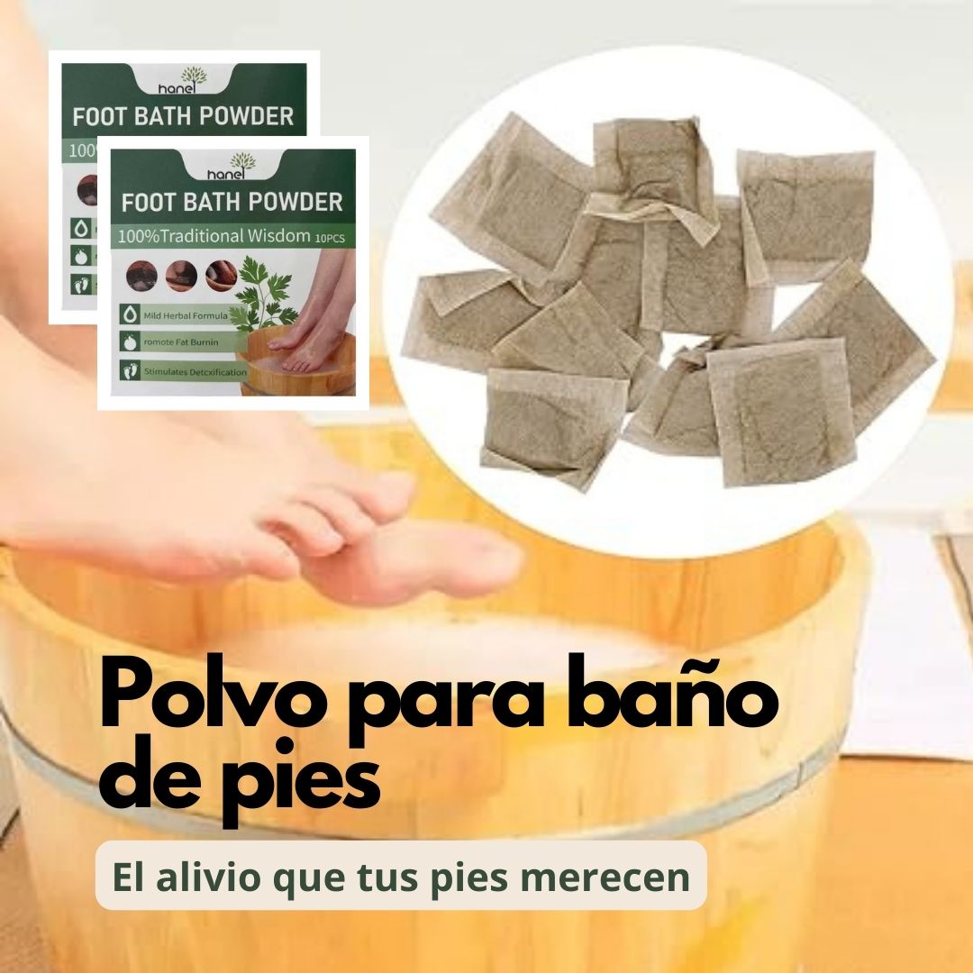 Polvo para baño de pies