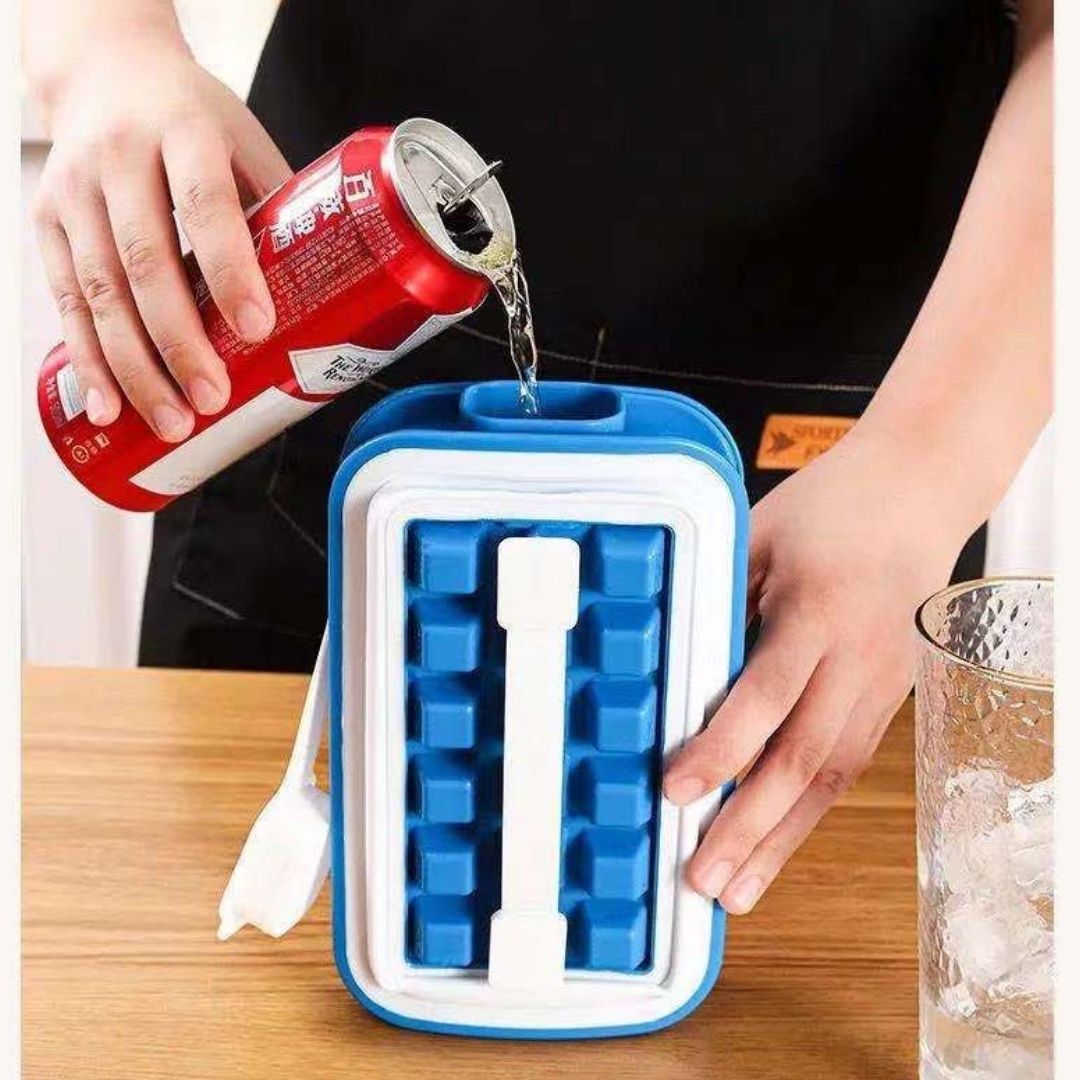 Hielera de Cubos Portátil 2 en 1