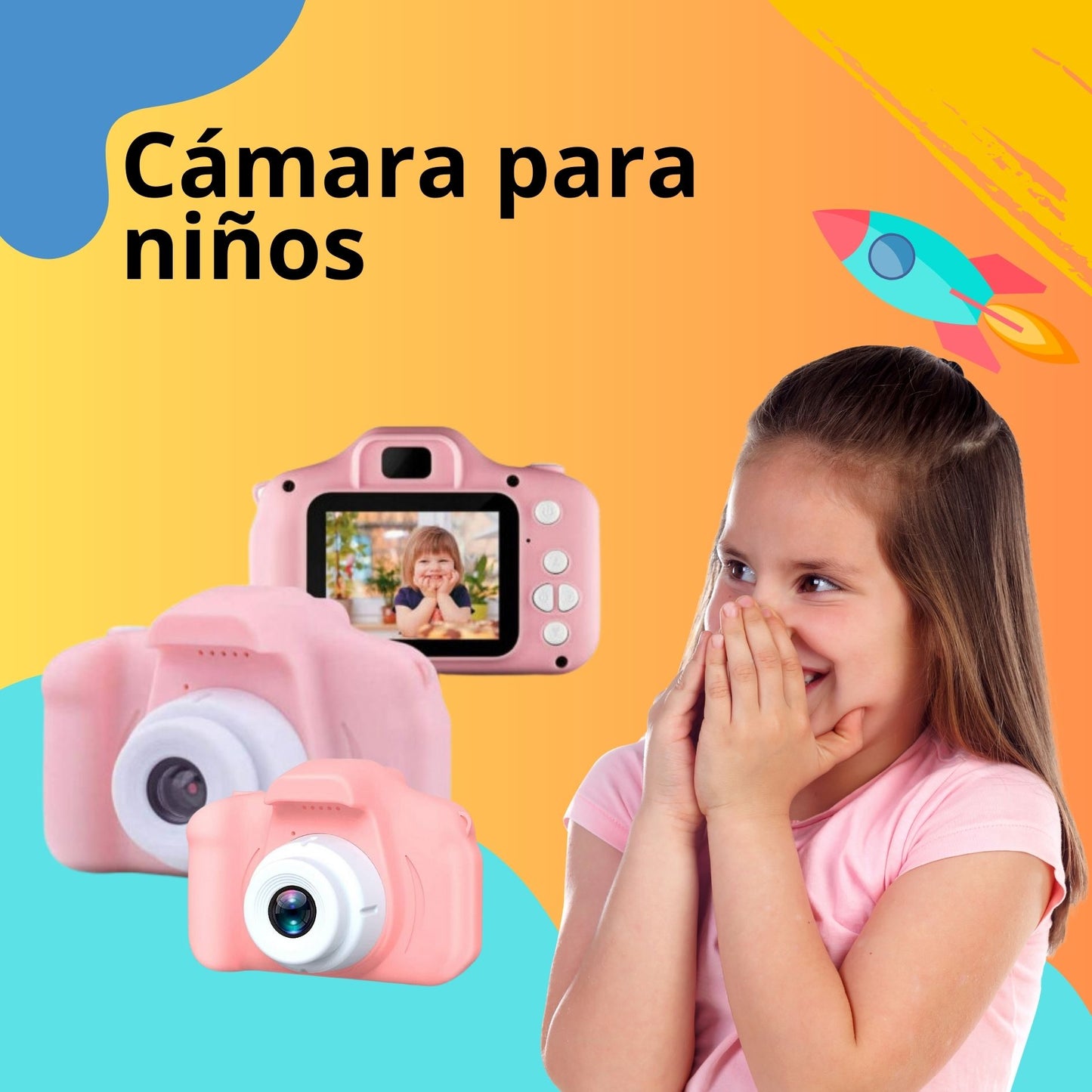 Cámara fotográfica para niños