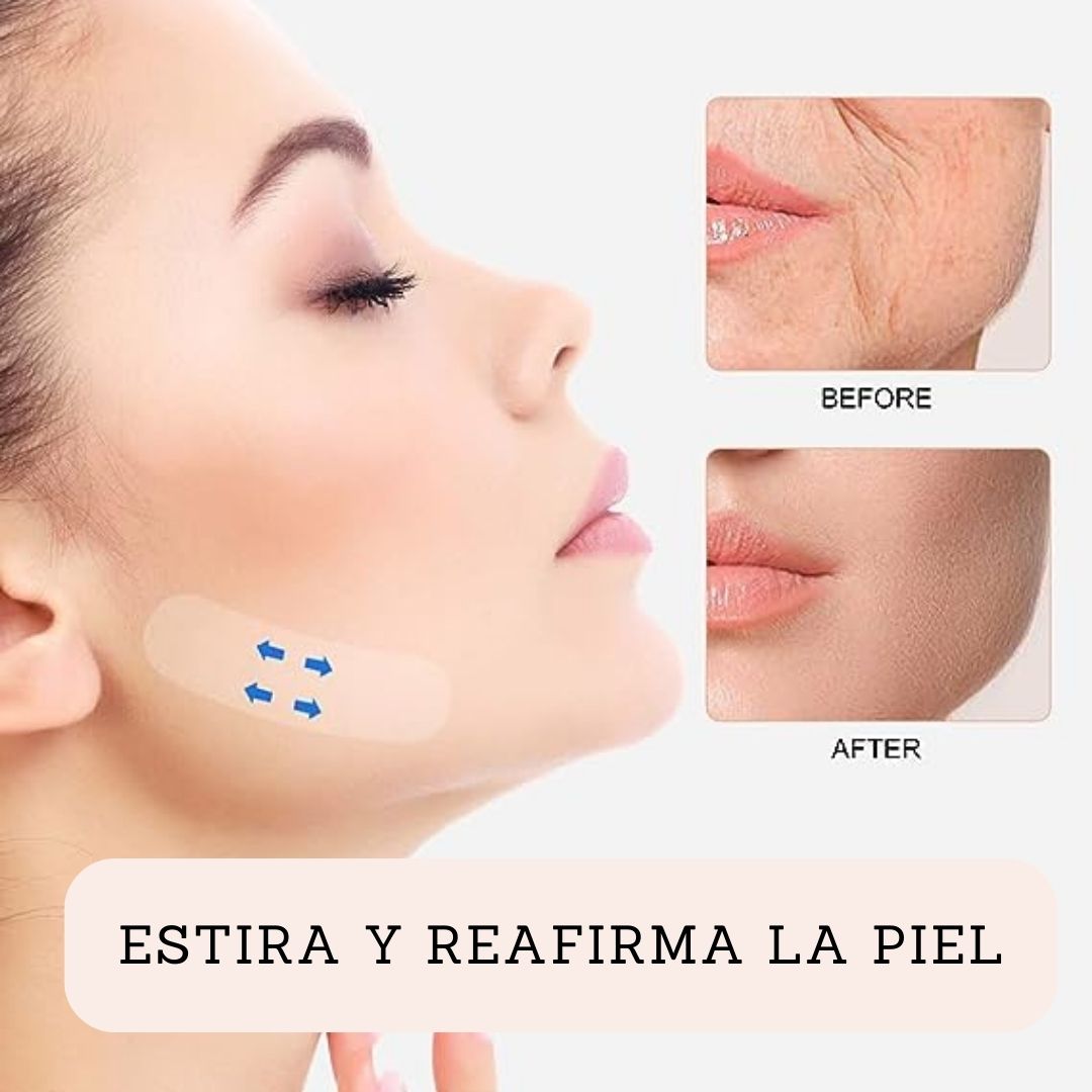 Parches invisibles de estiramiento facial PROMOCION PAGA 1 LLEVA 2 CAJAS