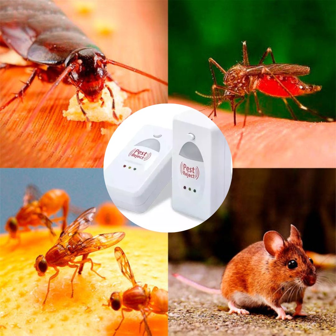 Pest Reject™ Repelente ultrasónico de plagas