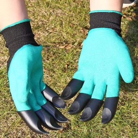 GUANTES DE JARDINERIA CON GARRAS promoción 2 Pares (4 unidades)