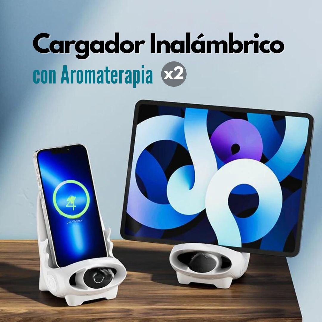 Cargador Inalámbrico con Aromaterapia