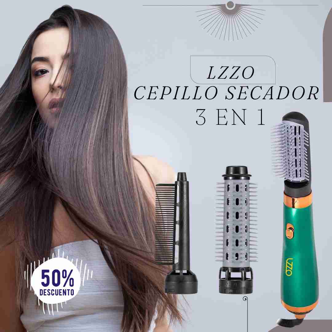 LZZO Cepillo Secador 3 EN 1
