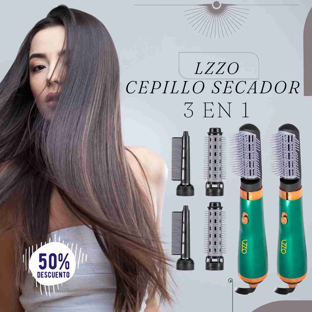 LZZO Cepillo Secador 3 EN 1