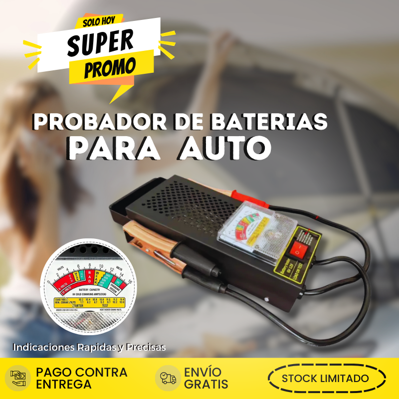 Battery Tester - Probador De Carga De Batería | 50% De Descuento + Envío Gratis