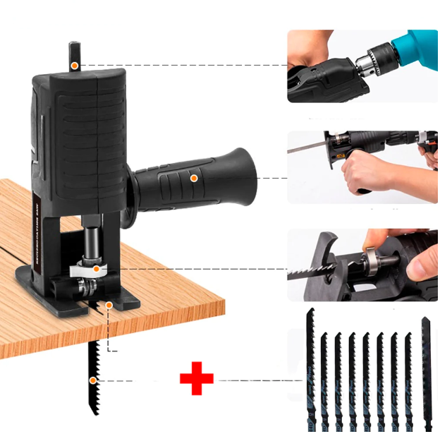 Adaptador de Sierra para Taladro