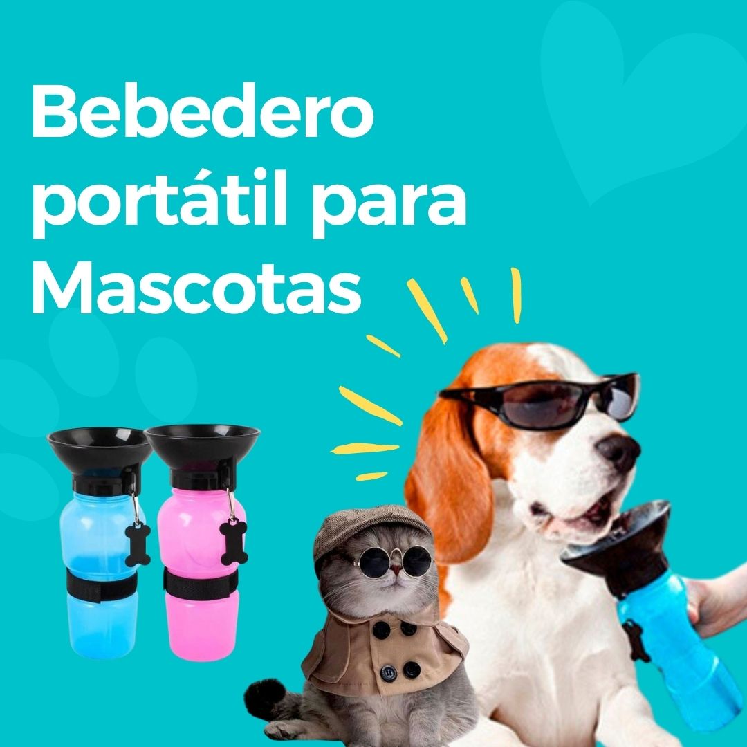 Bebedero Portátil para mascotas