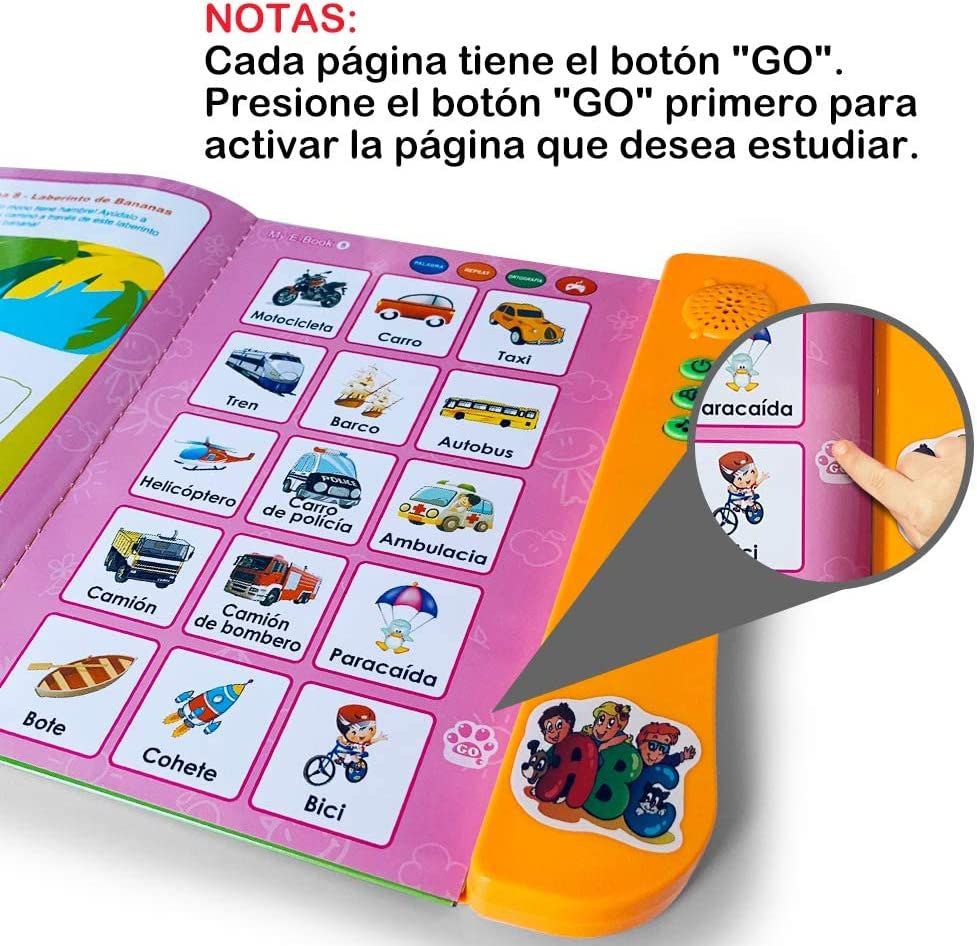 Libro interactivo de aprendizaje para niños