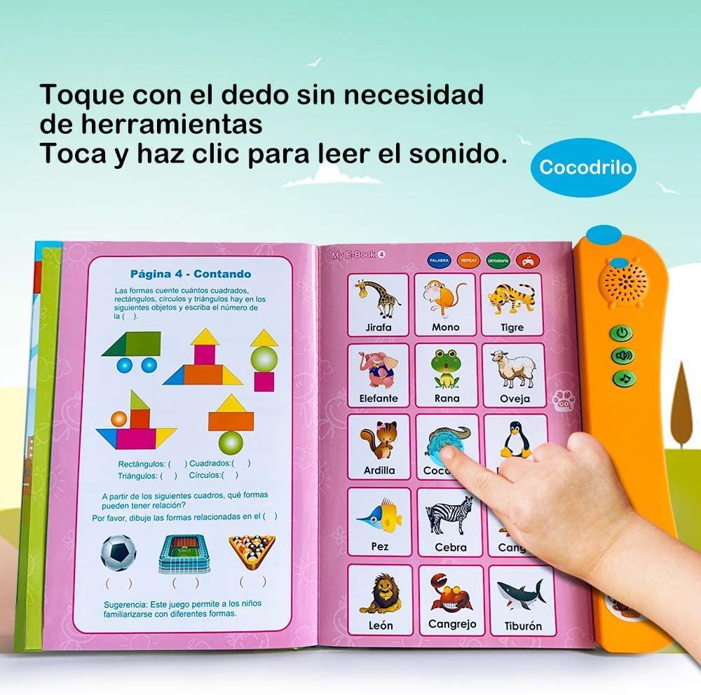 Libro interactivo de aprendizaje para niños