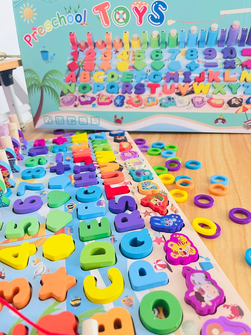 Juguete educativo de madera montessori
