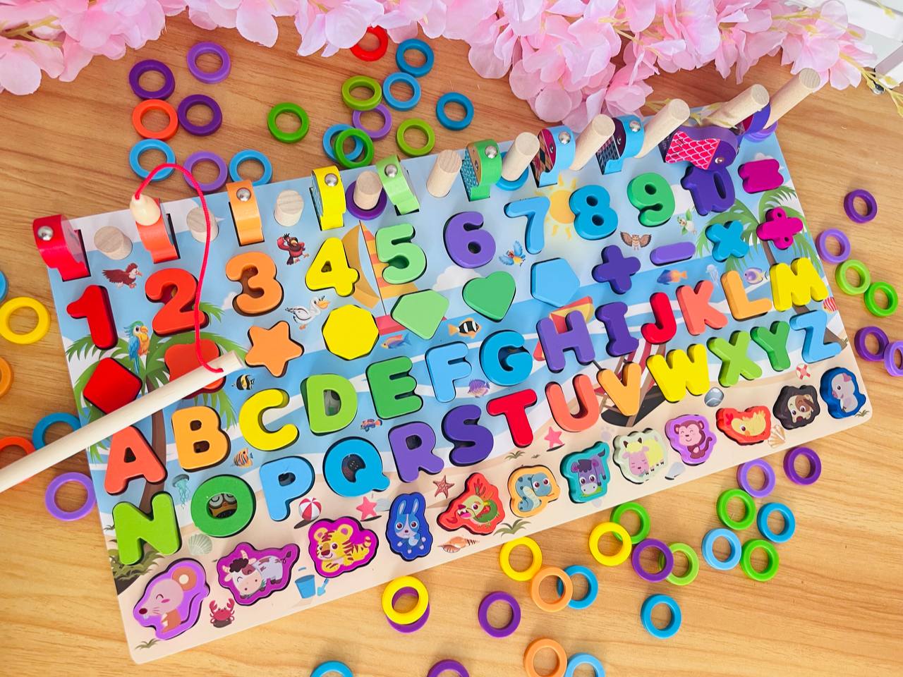 Juguete educativo de madera montessori