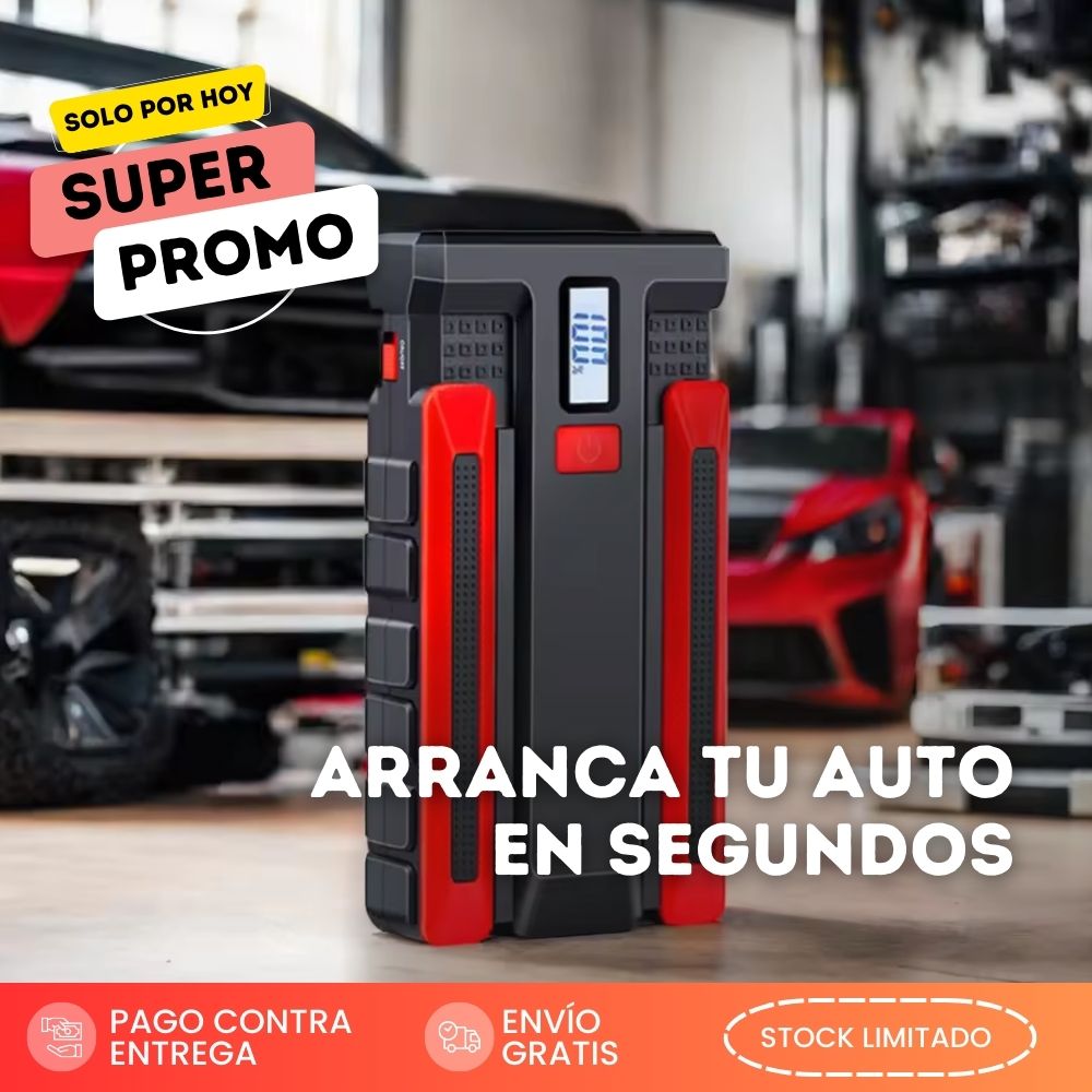 Arrancador De Baterías Portátil 12v