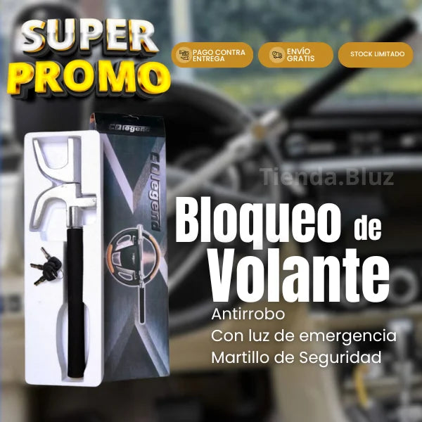 Bookeem- Bloqueador para Volante - Dispositivo Antirrobo