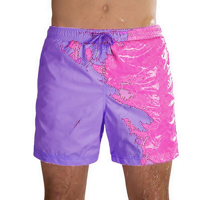 Pantalonetas que cambian de color con la temperatura del agua .
