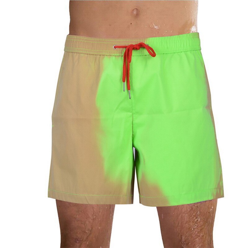 Pantalonetas que cambian de color con la temperatura del agua .