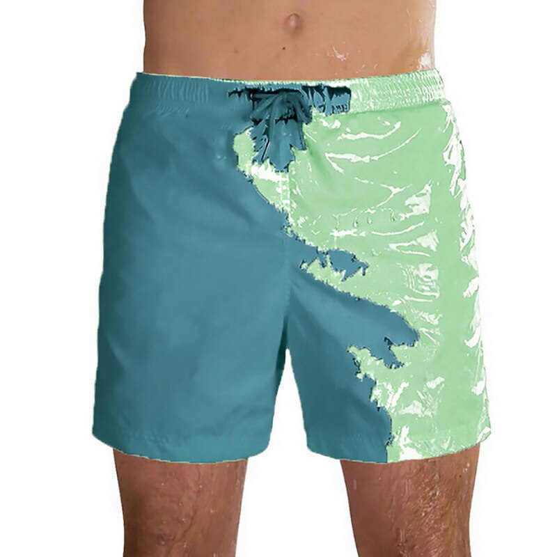 Pantalonetas que cambian de color con la temperatura del agua .