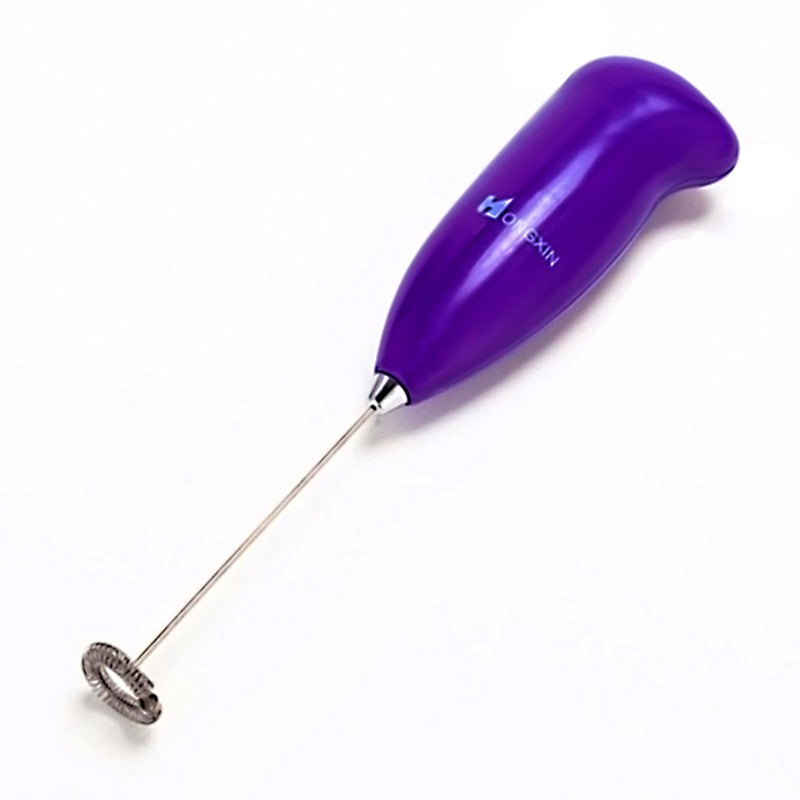 Mini Batidor Manual Eléctrico De Acero Inoxidable
