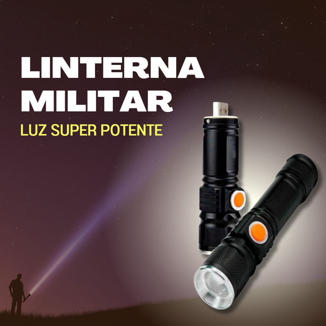 Linterna Militar larga distancia SUPER PROMOCION x 2 UNIDADES