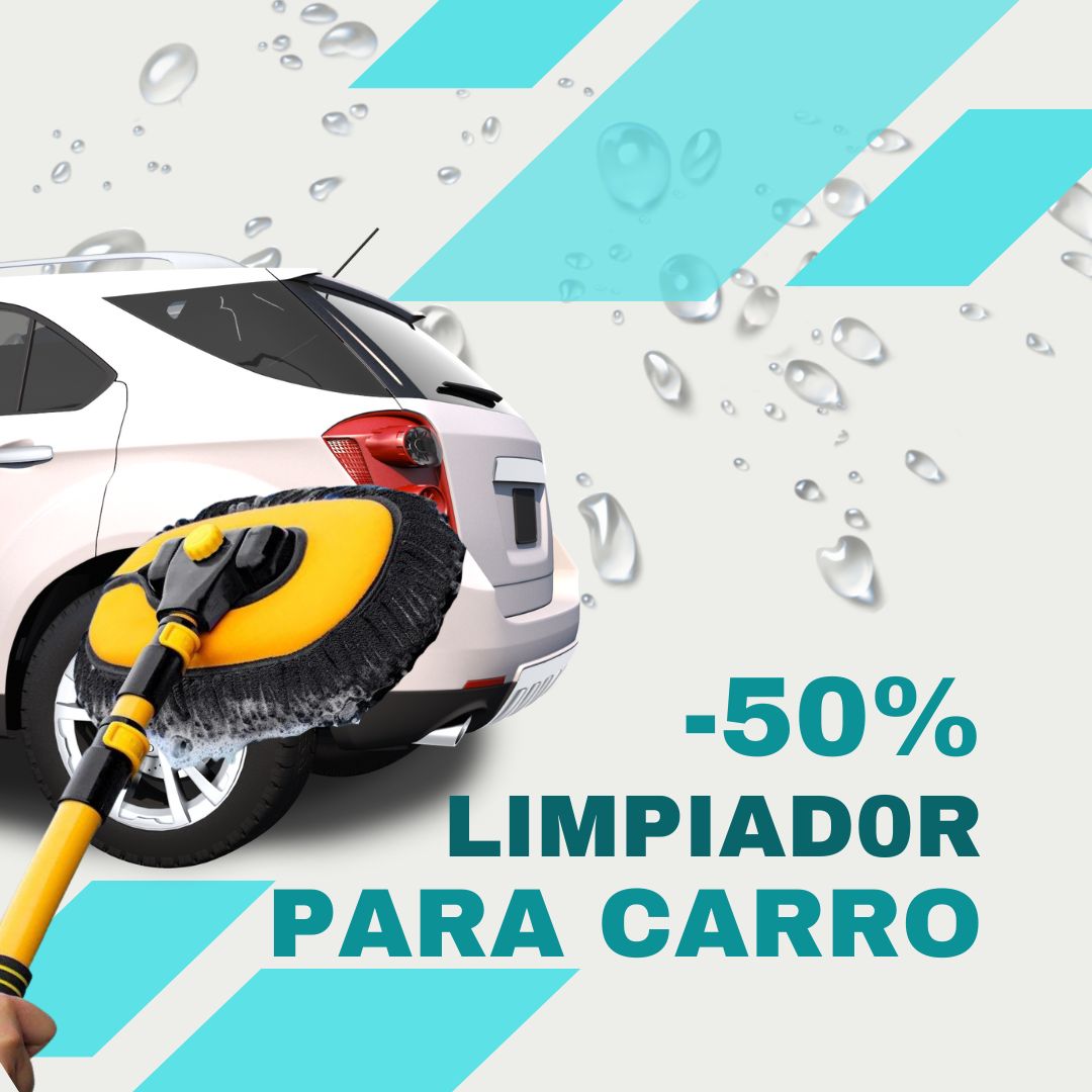 Mopa limpiadora de carros