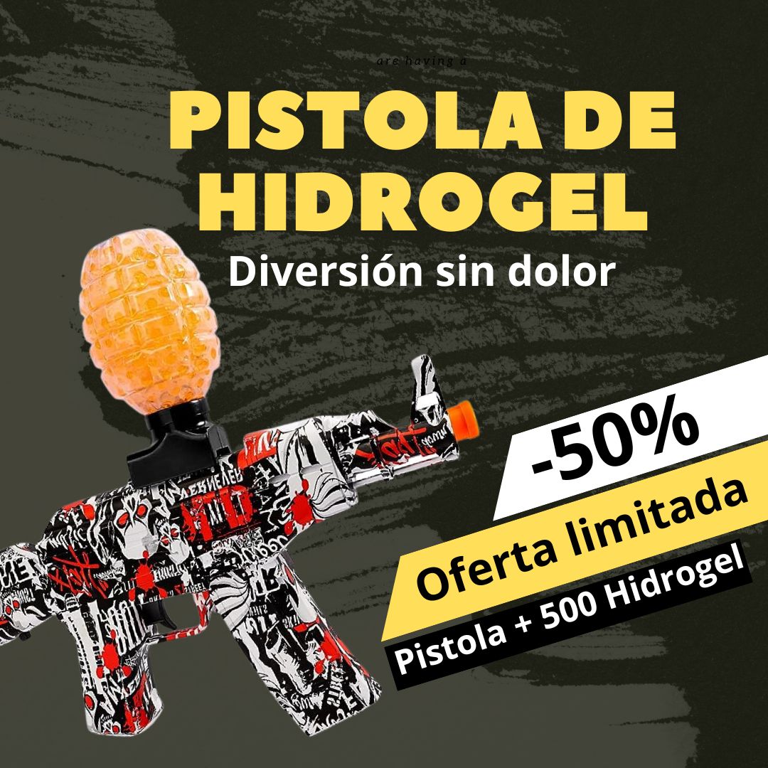 Pistola de Hidrogel Simple AK47+ 500 hidrogel