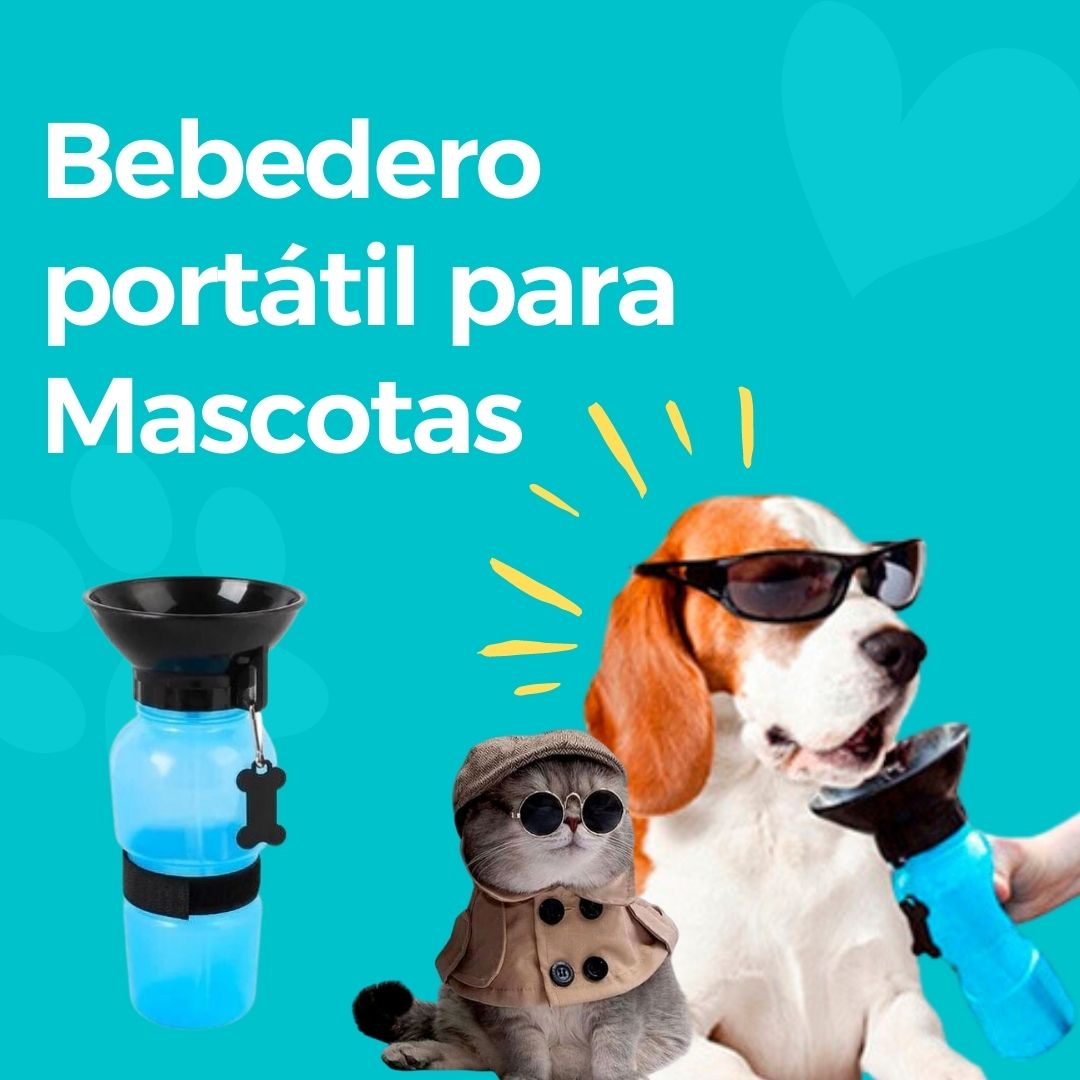 Bebedero Portátil para mascotas