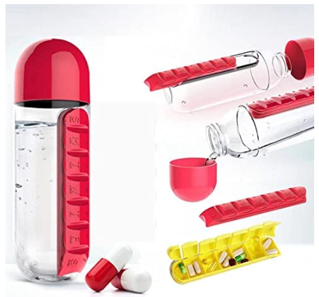 PASTILLERO SEMANAL CON RECIPIENTE REMOVIBLE