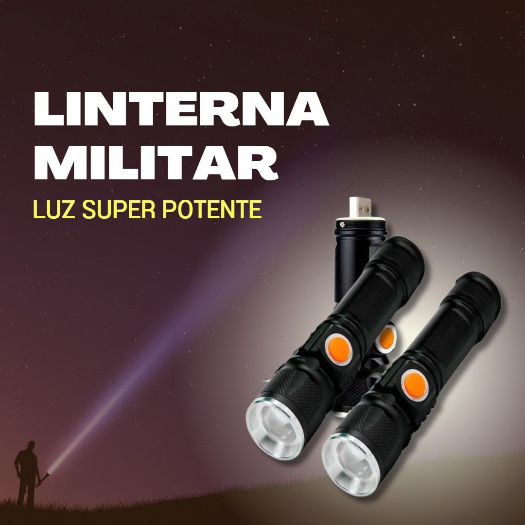 Linterna Militar larga distancia SUPER PROMOCION x 2 UNIDADES