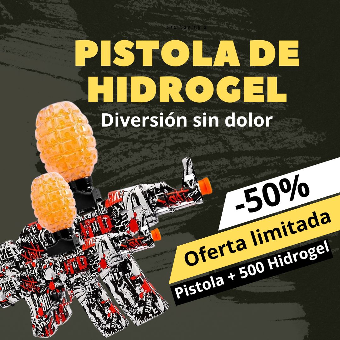 Pistola de Hidrogel Simple AK47+ 500 hidrogel