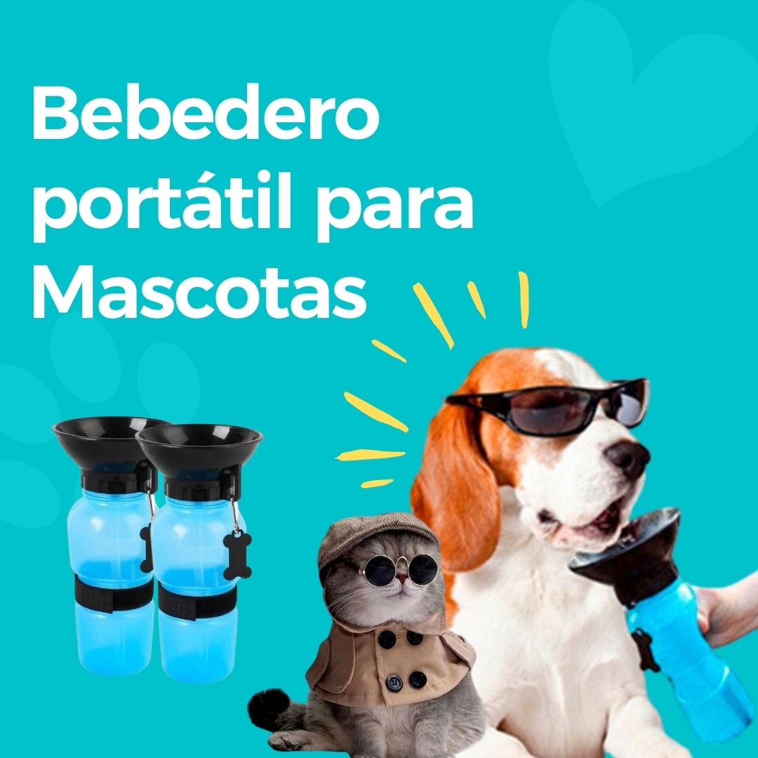 Bebedero Portátil para mascotas