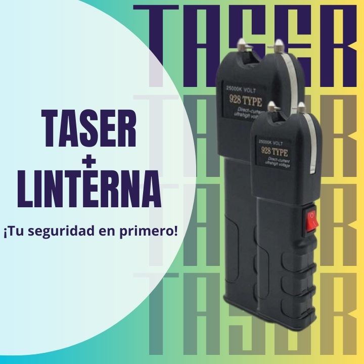 Taser con linterna