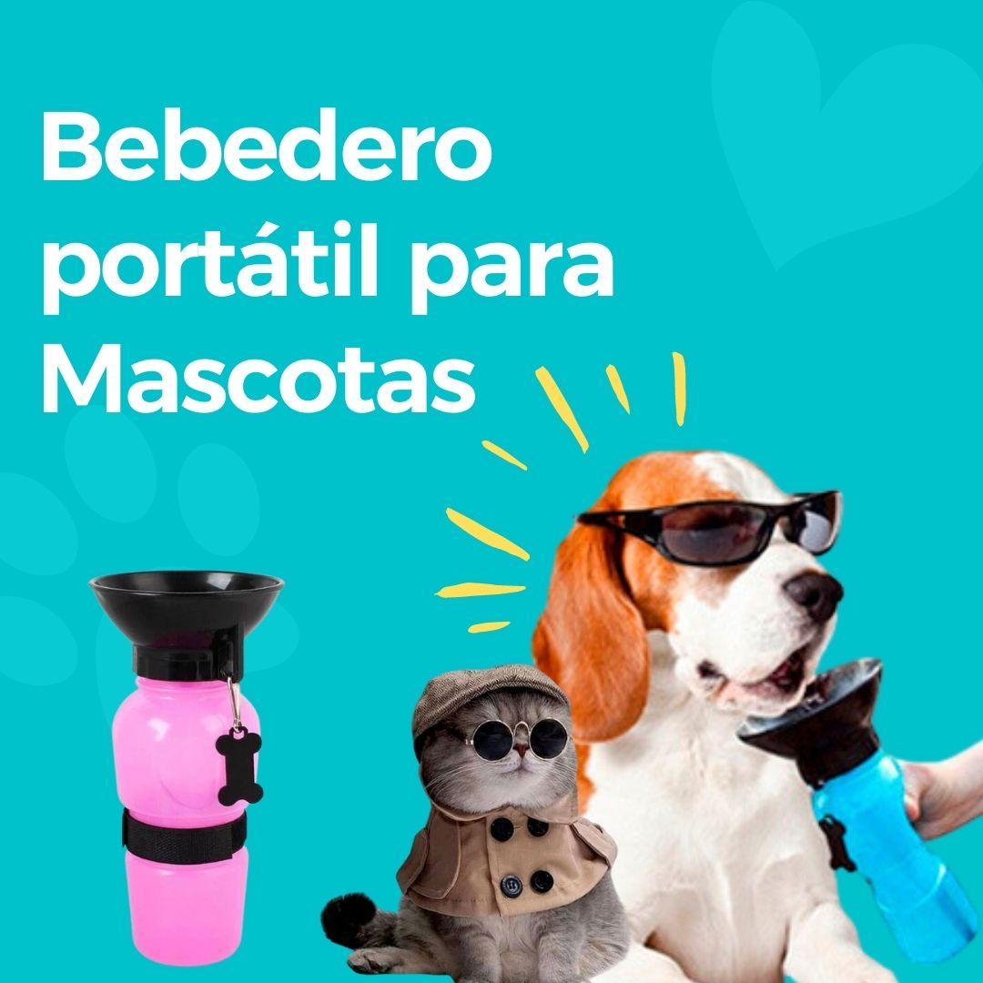 Bebedero Portátil para mascotas
