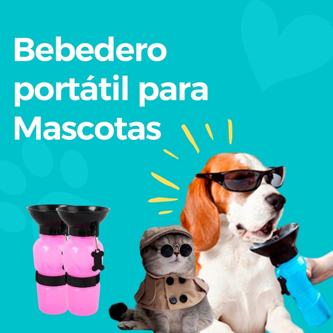 Bebedero Portátil para mascotas