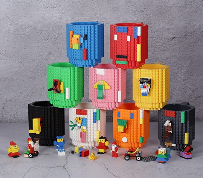 Novedoso Mugs De Bloques De Construcción