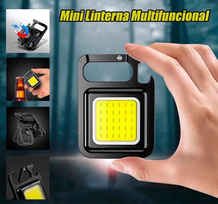 MINI LINTERNA LED | LLAVERO PORTÁTIL BOLSILLO RECARGABLE USB