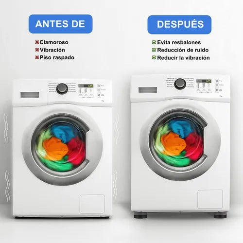 SOPORTES ANTIVIBRACIÓN PARA LAVADORAS