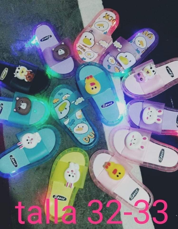 Sandalias Luminosas Antideslizantes Para Niños