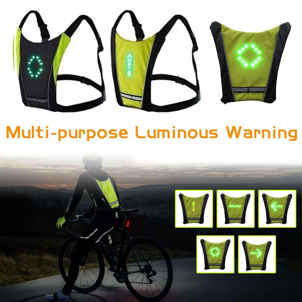 Chaleco para ciclismo con control remoto