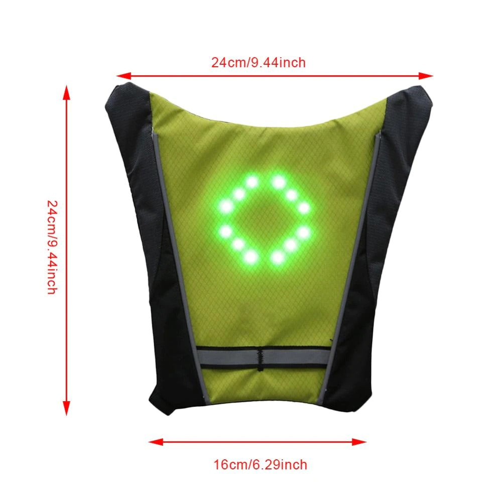 Chaleco para ciclismo con control remoto