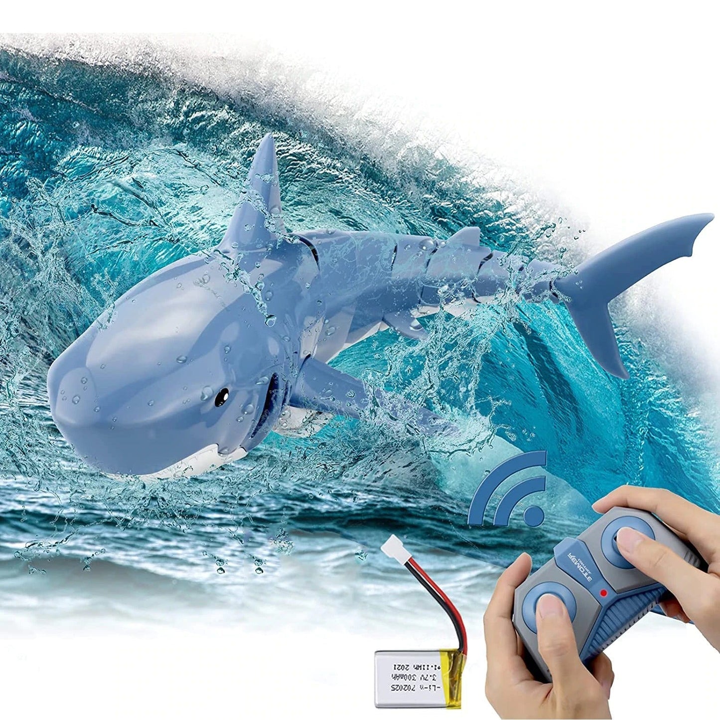 Juguete De Tiburón A Control Remoto Para Nado Bajo El Agua