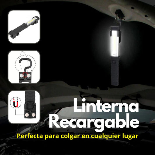 Linterna Portátil y Recargable