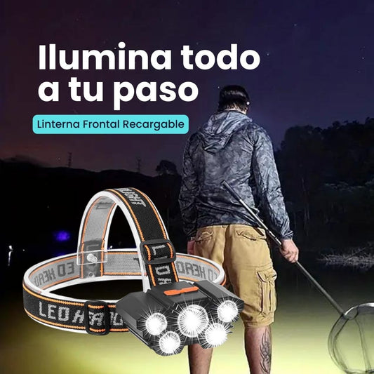Linterna Frontal Recargable