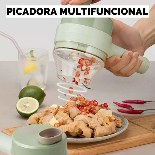 Picadora Eléctrica Multifuncional 4 en 1