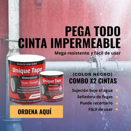 Combo 2 Cintas Pega Todo Adhesiva e Impermeable