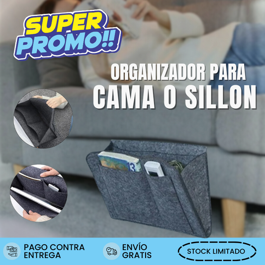 ORGANIZADOR PARA CAMA O SILLÓN | PROMO POR 2 UNIDADES + ENVÍO GRATIS