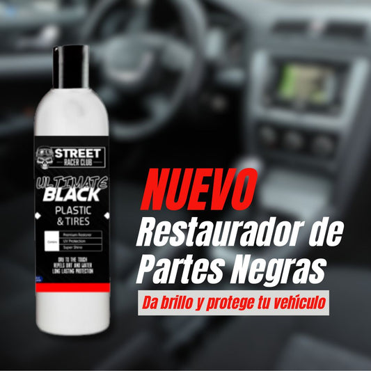 Restaurador de partes negras para vehículos